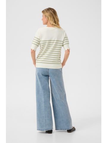 Cream Strickpullover CRVillea Straight fit in Eggnog Tea Stripe