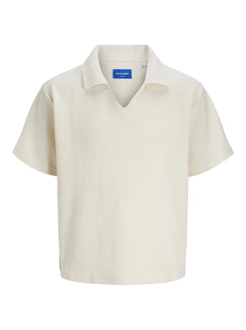 JACK & JONES PLUS Poloshirt in Antique White