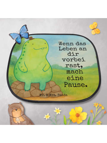 Hitzeschutz Auto Schildkröte Pause Design mit S... in Weiß
