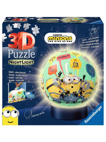 Ravensburger Konstruktionsspiel Puzzle 72 Teile Nachtlicht Minions 2 6-99 Jahre in bunt