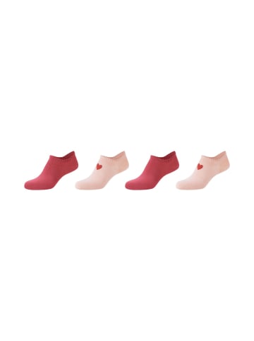 S. Oliver Sneakersocken 4er Pack silky touch in peachskin