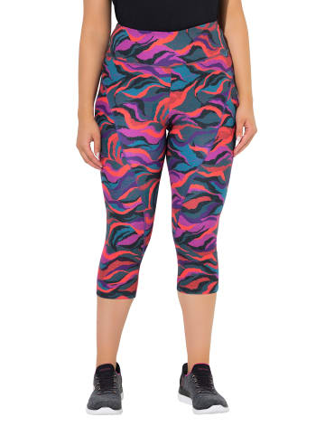 Ulla Popken Leggings in dunkelpetrol