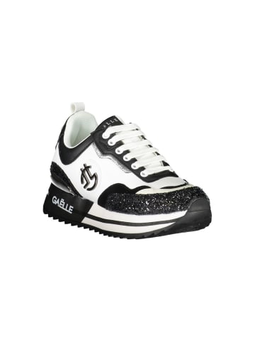 GAELLE PARIS Schwarze Polyurethan-Sneaker