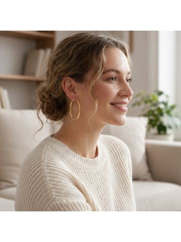 Steel_Art Creole Ohrcreole in goldfarben