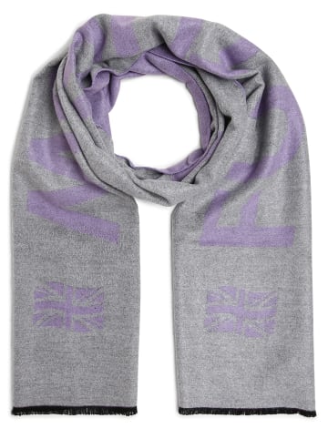 Finshley & Harding London Schal in lila grau - 0001