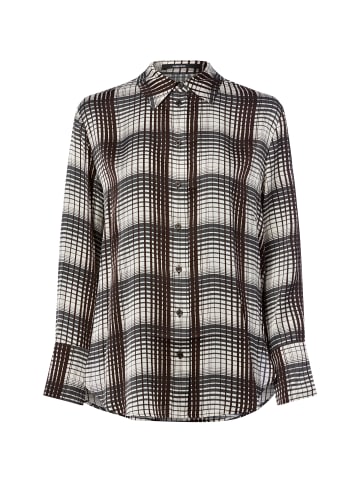 Someday Bluse Zebecca in anthrazit ecru - 0001