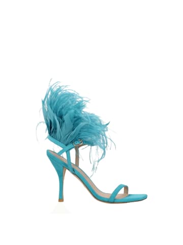 Stuart Weitzman Grün Leder Stiletto Absatz Sandalen