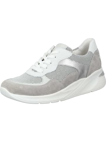 WALDLÄUFER Schnürschuhe, Sneakers Low in grey/weiss/stein