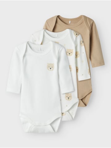 name it Unisex Baby Body 3er Pack "Bärchen"
