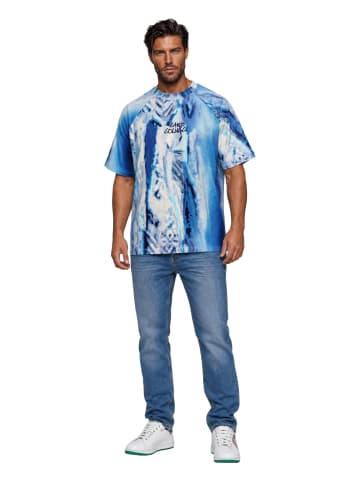 Carlo Colucci T-Shirt Ficai in Hellblau