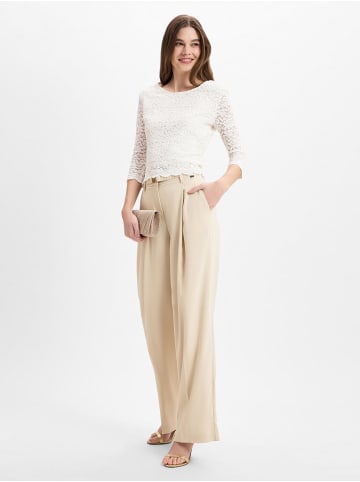 Marie Lund Spitzenshirt in weiß