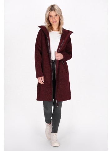 Schmuddelwedda Jacket in burgundy melange
