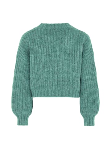 DreiMaster Vintage Grobstrickpullover in MINT GRÜN