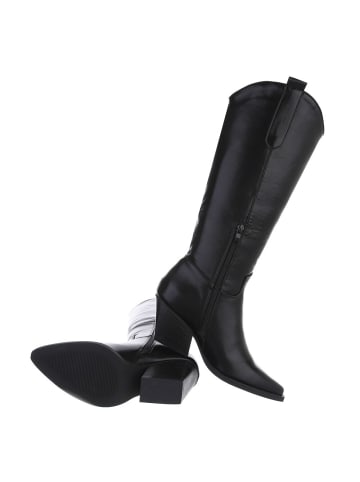 Ital-Design Stiefel in Schwarz