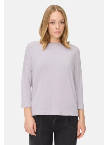 Camel Active Langarmshirt mit Rundhalsausschnitt in Lila