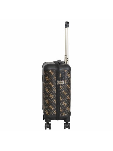 Guess Berta 18 IN - 4-Rollen-Trolley 46 cm in brown logo