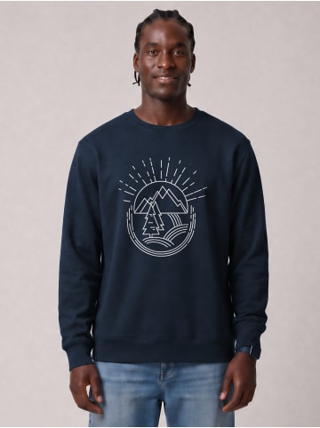 wat? Apparel Sweatshirt Natur ist schön in Dunkelblau