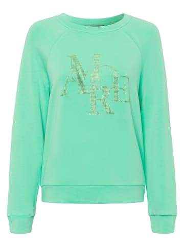 Zero  Sweatshirt mit Glitzersteinchen in Patch GreenGreen