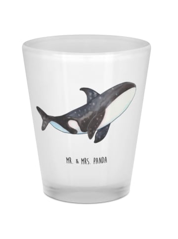 Mr. & Mrs. Panda Schnapsglas Orca ohne Spruch in Transparent