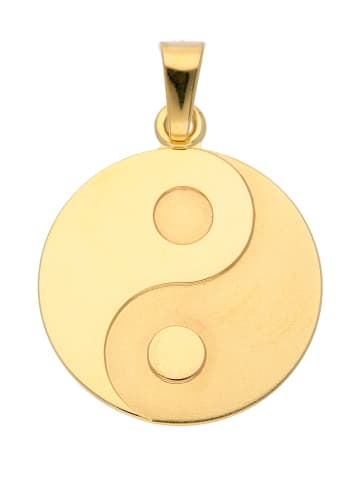 Adeliás 333 Gold Anhänger Ying Yang in gold