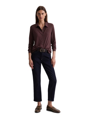 Marc O'Polo Jersey-Bluse regular in Black Cherry