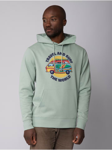 wat? Apparel Sweatshirt Travel and surf in Aloe