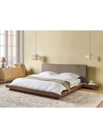 Beliani 11-tlg Wasserbett ZEN in Braun/Beige