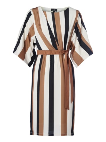Mart Visser Kleid mit Belle-Print Schwarz / Creme