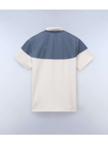 Napapijri Polo "E-Saturnia Ss" in Grau