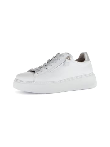 Gabor Comfort Sportlicher Schnürschuh in weiß