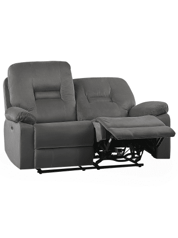 Beliani 2-Sitzer Sofa BERGEN in Grau - (W) 146 x (H) 101 x (L) 73 cm