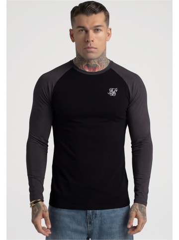SikSilk Long Sleef in black/grey