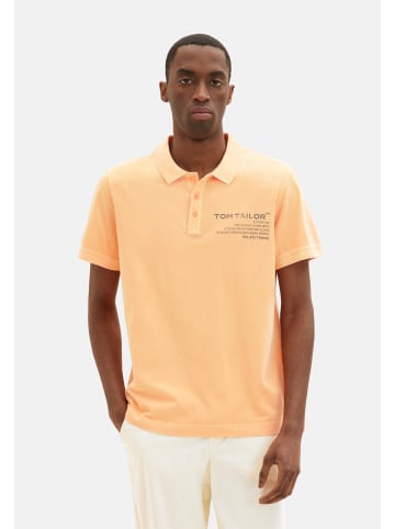 Tom Tailor Poloshirt in orange