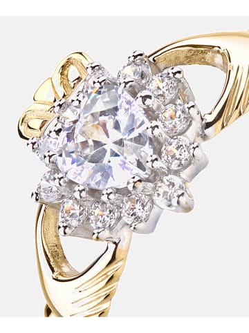 Vanlere Ring aus 375 Gelbgold mit Zirkonia