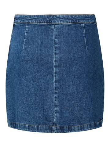 Pieces Minirock in Medium Blue Denim