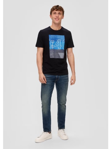 s.Oliver T-Shirt kurzarm in Schwarz