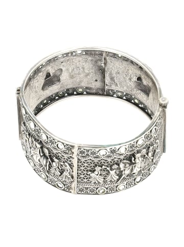 gaya Damen Armband in Silber Weiss