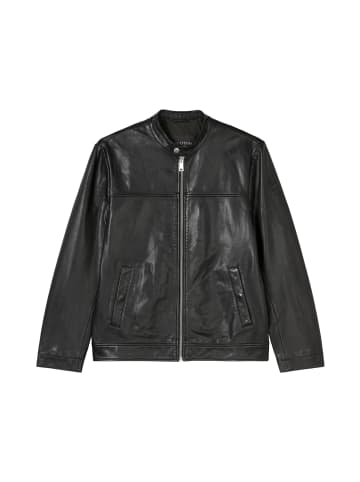 Marc O'Polo Lederjacke regular in Schwarz