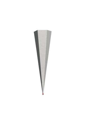 Schultüten-Rohling groß 85 cm in Grau