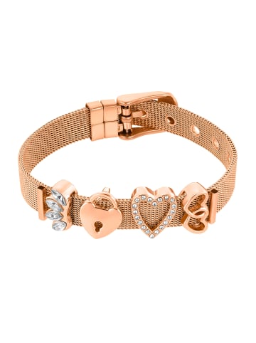 Steel_Art Mesh Armkette für Frauen Mesh Armband rose goldfarben in rosegoldfarben