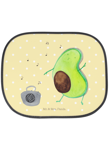 Mr. & Mrs. Panda Sonnenblende Auto Avocado Tanzen ohne Spruch in Gelb Pastell