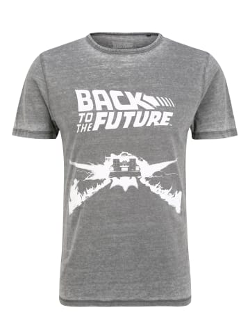 Recovered T-Shirt Back to the Future Delorean in Grau