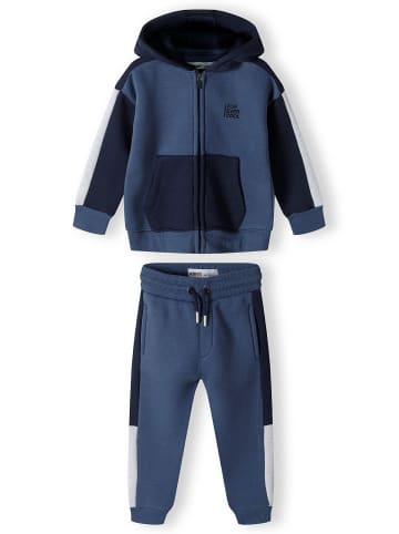 Minoti 2tlg. Outfit: Jogginganzug 15fleece 34 in blau