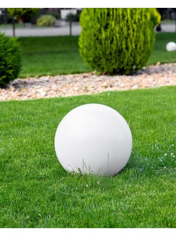 Beliani Dekorative Leuchte für den Außenbereich JOCOY in Weiß