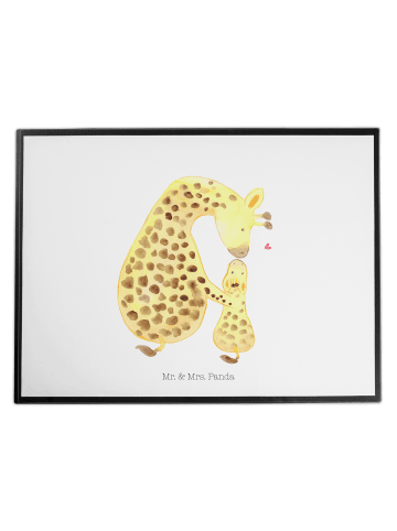 Mr. & Mrs. Panda schreibtischunterlage Giraffe Kind ohne Spruch in Weiß