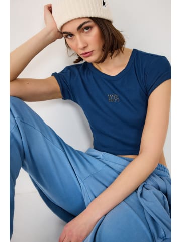 NO MATTER WHAT Shirt in Dunkelblau
