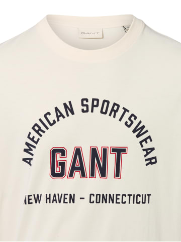 Gant T-Shirt in ecru