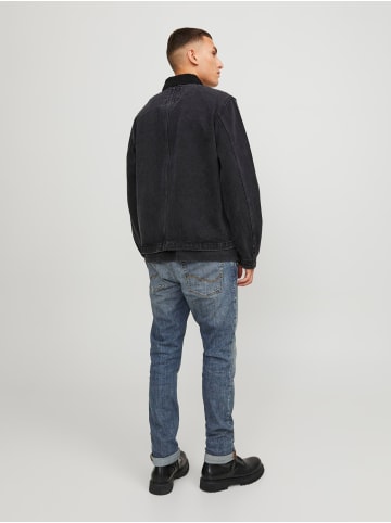 Jack & Jones Slim Fit Jeans Hose Low Rise Stretch Denim Pants JJIGLENN in Dunkelblau