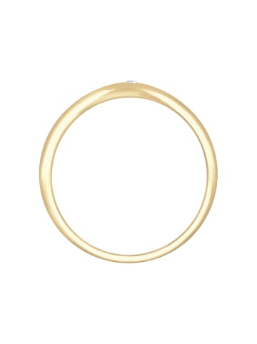 Elli Ring 925 Sterling Silber Astro, Siegelring, Sterne, Stern in Gold