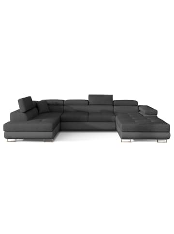 MF Design Rodri Recamiere Links in Anthrazit -  (L) 202 x (B) 345 x (H) 90 cm